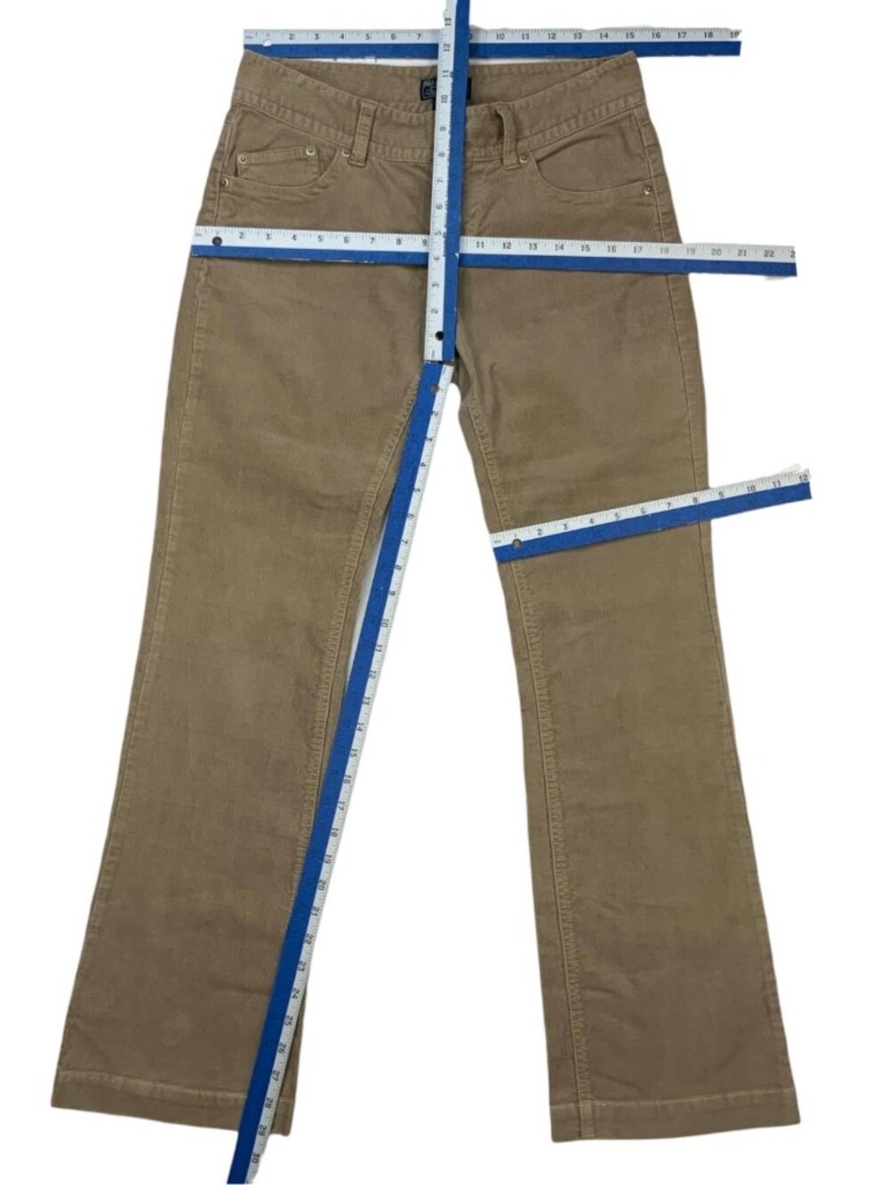 Polo Ralph Lauren Wendy Jean Corduroy Pants 6 Tan Bootcut - Picture 4 of 14
